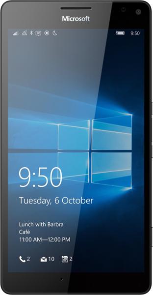 Microsoft Lumia 950 XL (32 GB, Black, 5.70", Dual SIM, 20 Mpx, 4G)