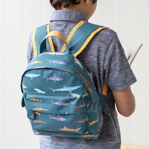 Rex London Mini Children's Backpack - Sharks