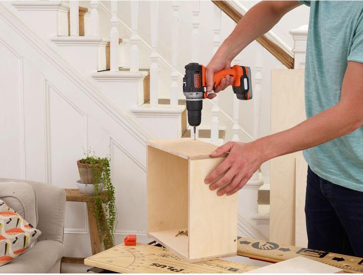 Actual product image Black & Decker BDCHD12S1XJ (Rechargeable battery operated)