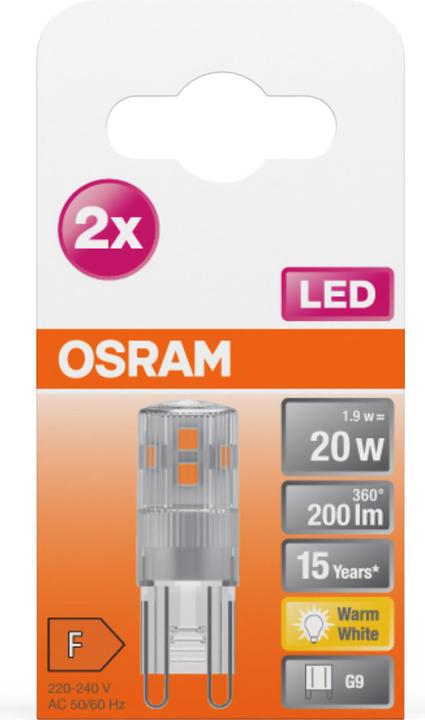 Actual product image Osram Led Pin (G9, 1.90 W, 200 lm, 2 x, F)