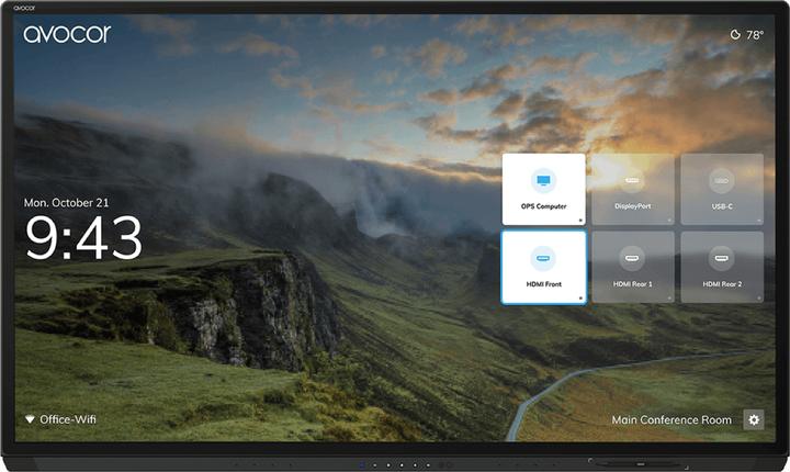 Avocor AVG-8560 G-60 S GlassLED Int Disp (3840 x 2160 Pixels, 85")