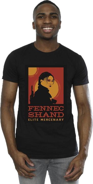 Image du produit Star Wars - T-shirt THE BOOK OF BOBA FETT ELITE MERCENARY FENNEC - Homme (M)