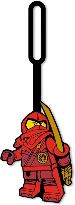 Immagine prodotto LEGO Ninjago Kai nuovo portanome per bagaglio in vinile 10,5 cm (Serrature e rimorchi)
