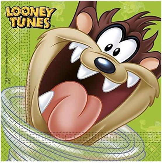 Actual product image Looney Tunes Einwegservietten (20 x, 16.5 x 16.5 cm)