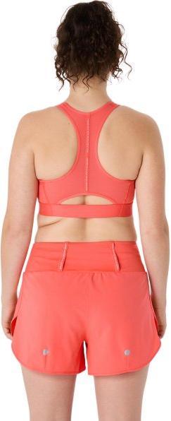 Actual product image ASICS Performance Road Compression Bra Lady Coral Reef / Greyish Purple (L)