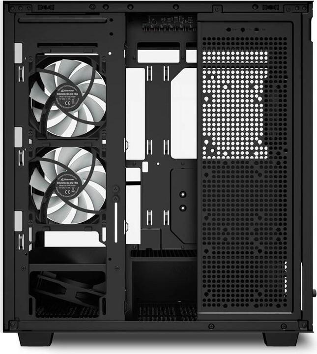 Actual product image Sharkoon Rebel C60 RGB ATX Black (ATX, mATX, Mini-ITX)