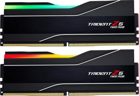 Produktbild G.Skill DIMM 64 GB DDR5-6000 (2x 32 GB) Dual-Kit (weiss, F5-6000J2636H32GX2-TZ5NRW, Trident Z5 Neo RG (2 x 32GB, 6000 MHz, DDR5-RAM, DIMM)