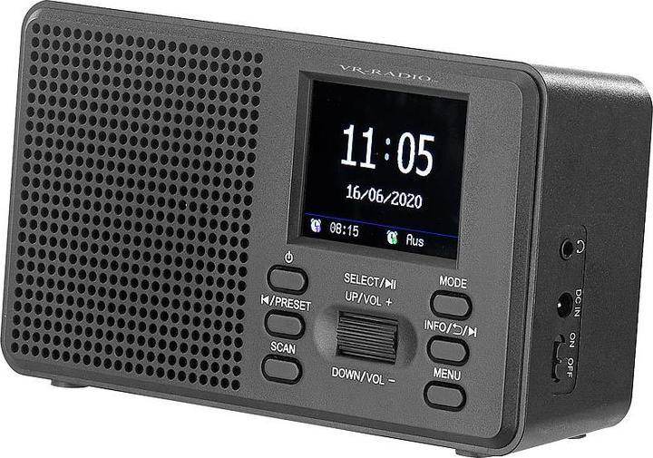 Produktbild VR-Radio Mobiles Digitalradio mit DAB+ und UKW (DAB+, UKW, FM)