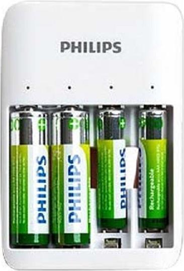 Immagine prodotto Philips SCB4013NB (1 pz., AAA, AA, 1300 mAh, Batteria + Caricabatterie)