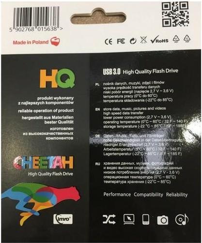 Actual product image IMRO Pendrive 64GB CHEETAH USB3.0 metal (64 GB, USB 3.0)