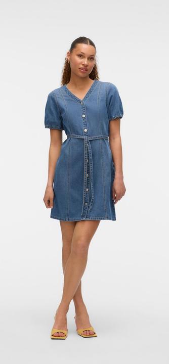 Produktbild Vero Moda Vmjanet Ss V-Neck Short Denim Dress Noos (XS)