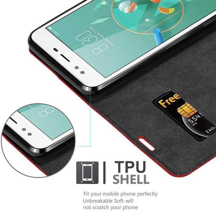 Productafbeelding Cadorabo Boek Onzichtbare Magneethoes (ZTE Nubia M2 Lite)