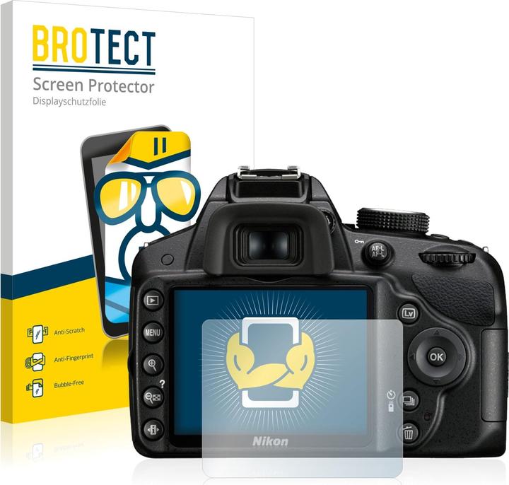Actual product image BROTECT Screen Protector Clear (Screen protector, D3200)