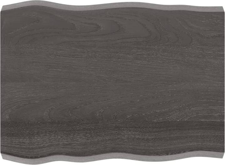 Immagine prodotto VidaXL Tischplatte 80x60x6 cm Massivholz Eiche Behandelt (80 x 60 x 6 cm)