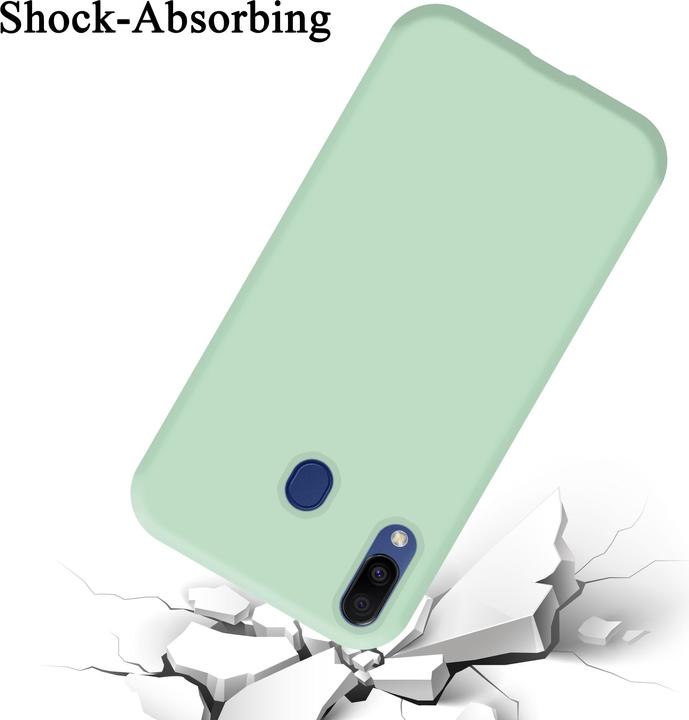 Actual product image Cadorabo TPU Liquid Silicone Case Cover (Samsung Galaxy M20)