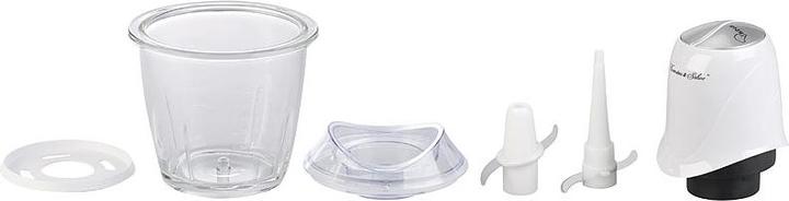 Immagine prodotto Rosenstein & Söhne Mini chopper elettrico con 4 lame e contenitore di vetro (300 W)