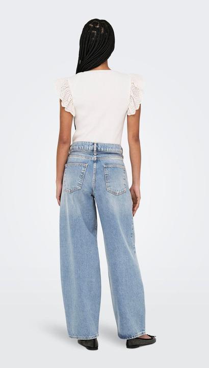 Immagine prodotto Only ONLGIANNA Mittlere Taille Ballon Schnitt Jeans Straight-Fit jeans (W30/L32)
