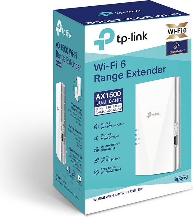 Immagine prodotto TP-Link RE500X (1200 Mbit/s, 1200 Mbit/s)
