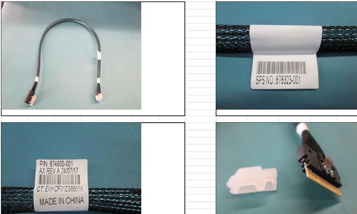 Image du produit HPE SAS 12G RISER TO BP 670MM (0.67 m)