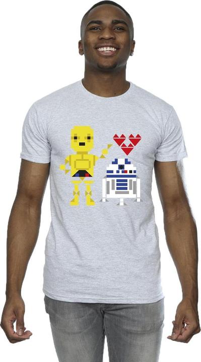 Immagine prodotto Star Wars Heart Robot Maglietta Uomo (3XL)