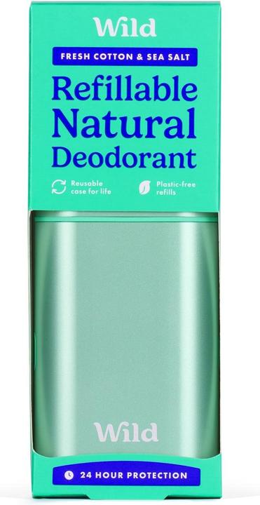 Actual product image Wild Fresh Cotton & Sea Salt Refillable Deodorant (Stick)