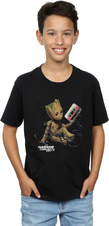 Actual product image Boys Guardians Of The Galaxy Groot Tape T-Shirt (152, 158)