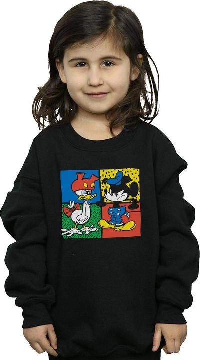 Actual product image Disney Girls Mickey Mouse Donald Clothes Swap Sweatshirt (152, 158)