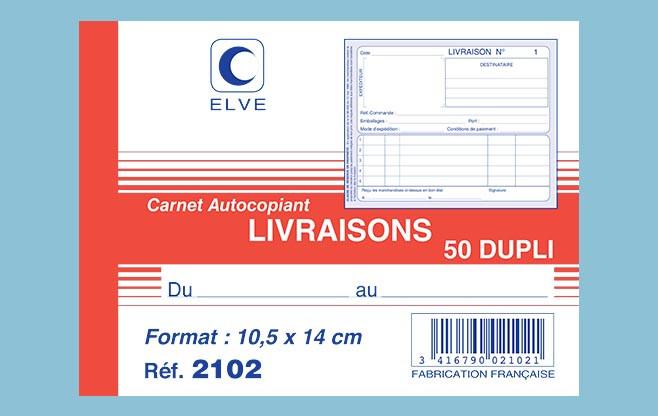 Produktbild ELVE Manifold "Livraisons", 105 x 140 mm, dupli (500 x)