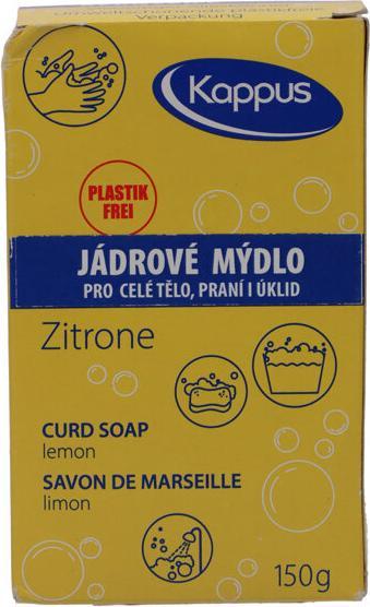 Kappus Zitronen Kernseife Clean Soap Lemon 150 g (Kernseife)