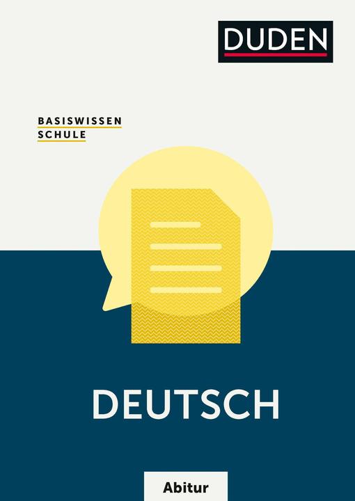 Image du produit Basiswissen Schule – Deutsch Abitur (Allemand, Detlef Langermann, 2020)