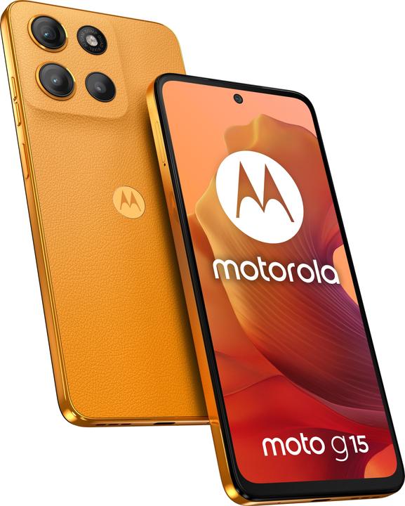 Immagine prodotto Motorola Moto G15 (128 GB, Alba Arancione, 6.72", Doppia SIM, 50 Mpx, 4G)