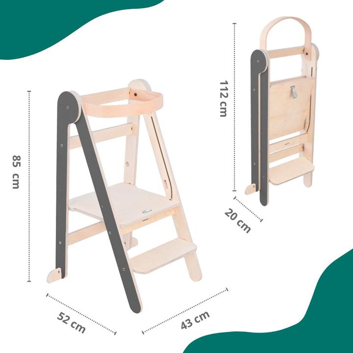 Produktbild MamaToyz Zusammenklappbarer Lernturm