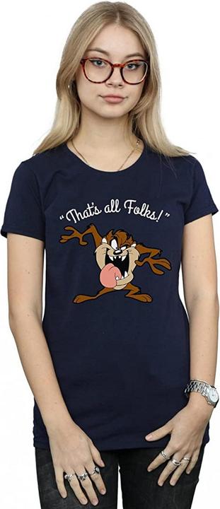 Image du produit Looney Tunes T-shirt en coton Taz pour femmes/femmes That's All Folks (S)