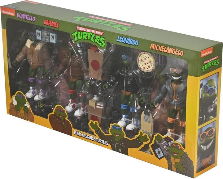 Produktbild Neca Teenage Mutant Ninja Turtles (Cartoon) Actionfiguren 4er-Pack Punk Turtles 18 cm