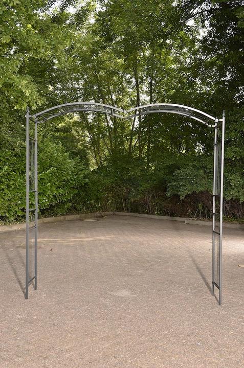 Produktbild CLP Rosenbogen Flexi, schwarz (40 cm, 110 cm)