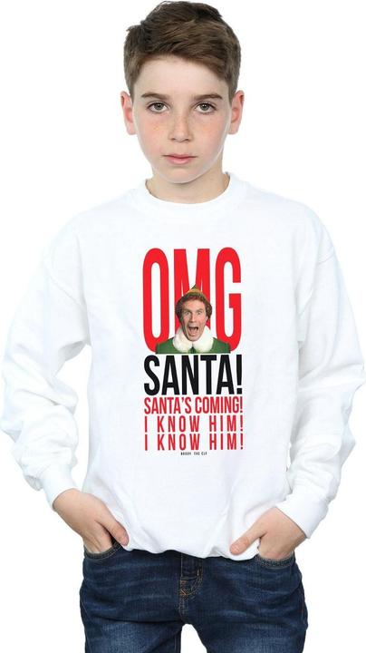 Image du produit Elf - Sweat OMG SANTA KNOW HIM - Garçon (140, 146)