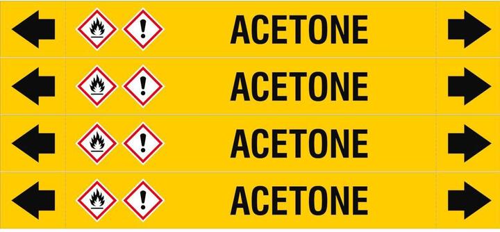 Brady ASME - Rohrmarkierer - Acetone