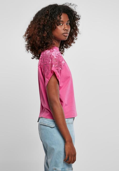 Produktbild Urban Classics Ladies Short Oversized Lace Tee - 12492 (3XL)