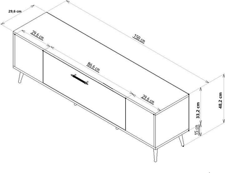 Produktbild Kalune Design Decorium Flat TV Stand