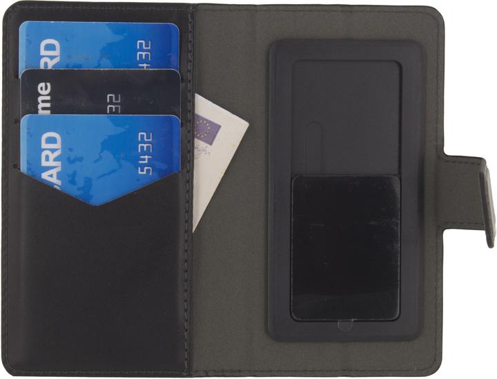 Actual product image Mobilizera Universal Cover Med Cortlommer M Sort Max125mm X 60mm (Sony Xperia Pro, Apple iPhone 5s, Samsung Galaxy W I8150, Apple iPhone SE, Nokia Asha 303, Apple iPhone 5, Apple iPhone 4, Apple iPhone 4s, Doro 1370, Nokia 225, HTC Desire S, Apple iPhone 5c, HTC One V)