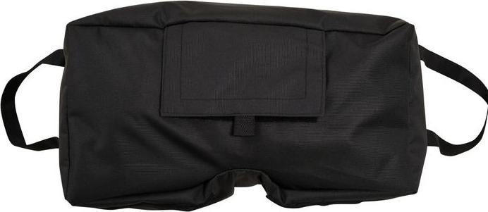 Actual product image Swisshandel24 Parasol stand Sandbag 2 x bag fillable 50 kg with shovel Polyester + plastic Black