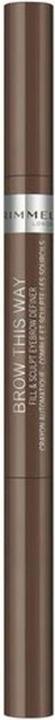 Actual product image Rimmel London Brow This Way Fill & Sculpt (001 Blonde)