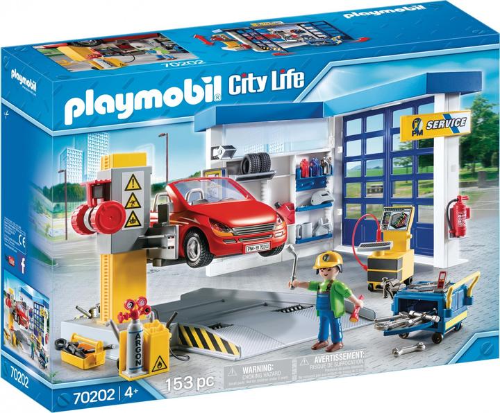 Image du produit Playmobil Atelier de réparation automobile (70202, Playmobil City Life)
