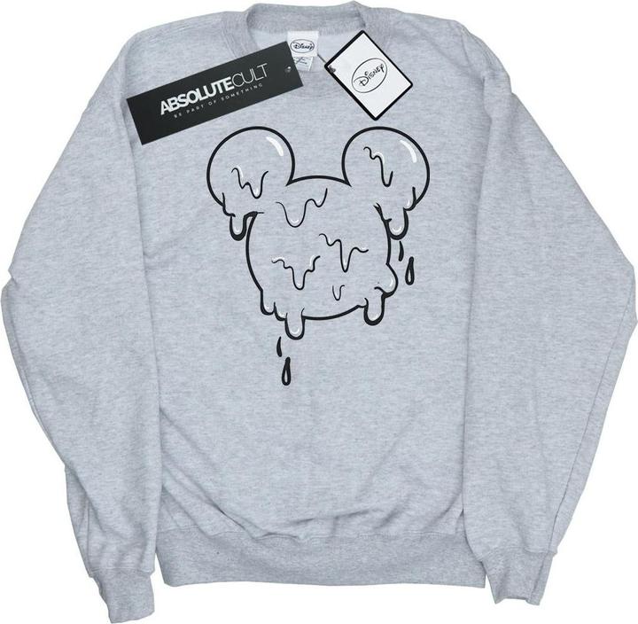 Actual product image Disney Womens/Ladies Mickey Mouse Ice Cream Head Sweatshirt (L)