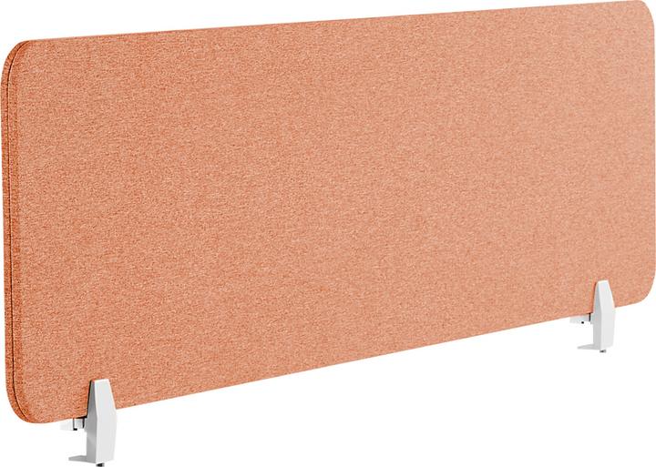 Produktbild Beliani Schreibtischtrennwand hellrot 160 x 40 cm WALLY