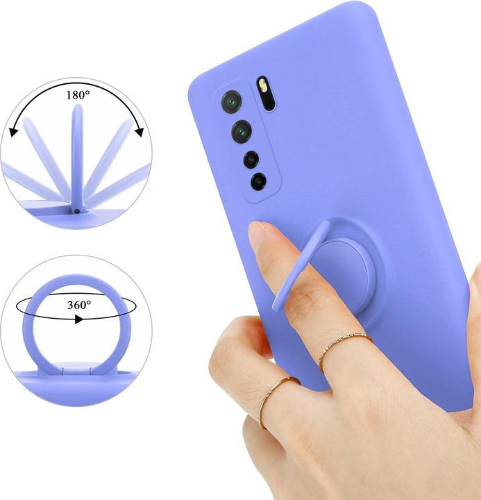 Produktbild Cadorabo TPU Liquid Ring Silicone Case Hülle (Huawei Nova 7i, Huawei P40 Lite, Huawei Nova 6 SE)