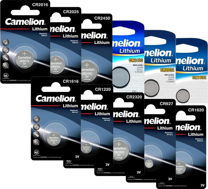 Produktbild Camelion Lithium Knopfzelle, CR1620 / DL1620 / 5009LC / E-CR1620 / 280-208, 3V - 1 Stück (1 Stk., CR1620, 70 mAh)