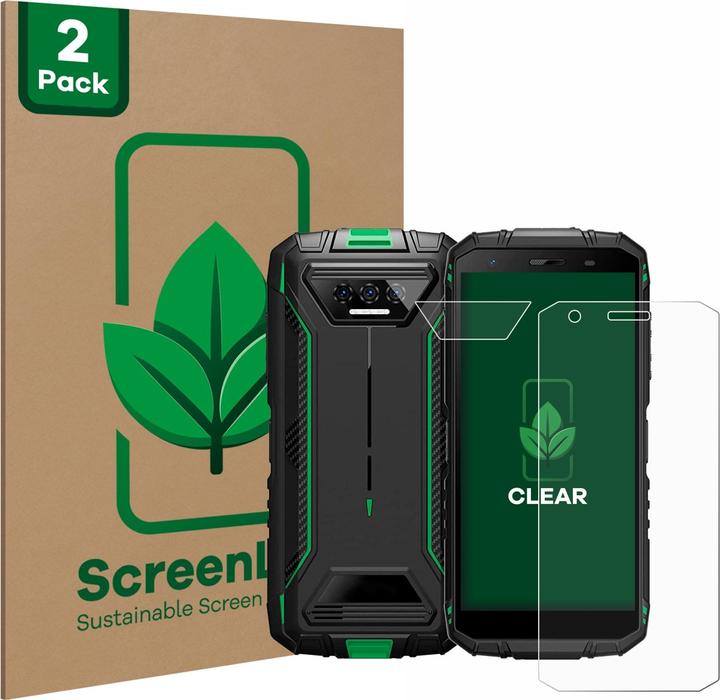 Immagine prodotto ScreenLeaf Pellicola protettiva sostenibile Pellicola protettiva dello schermo chiara trasparente (2 Pezzo/i, Doogee S41 Pro)