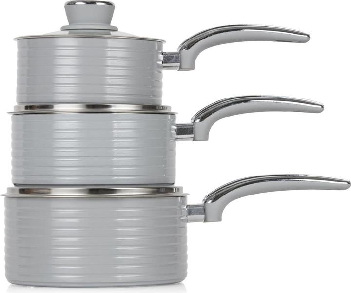 Produktbild Swan Pot set retro RETRO SWPS3020GRN (18 cm, Pfannenset + Topfset, Aluminium)