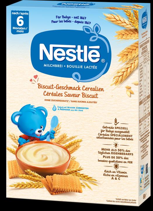 Produktbild Nestlé Milchbrei Biscuit-Geschmack (450 g)